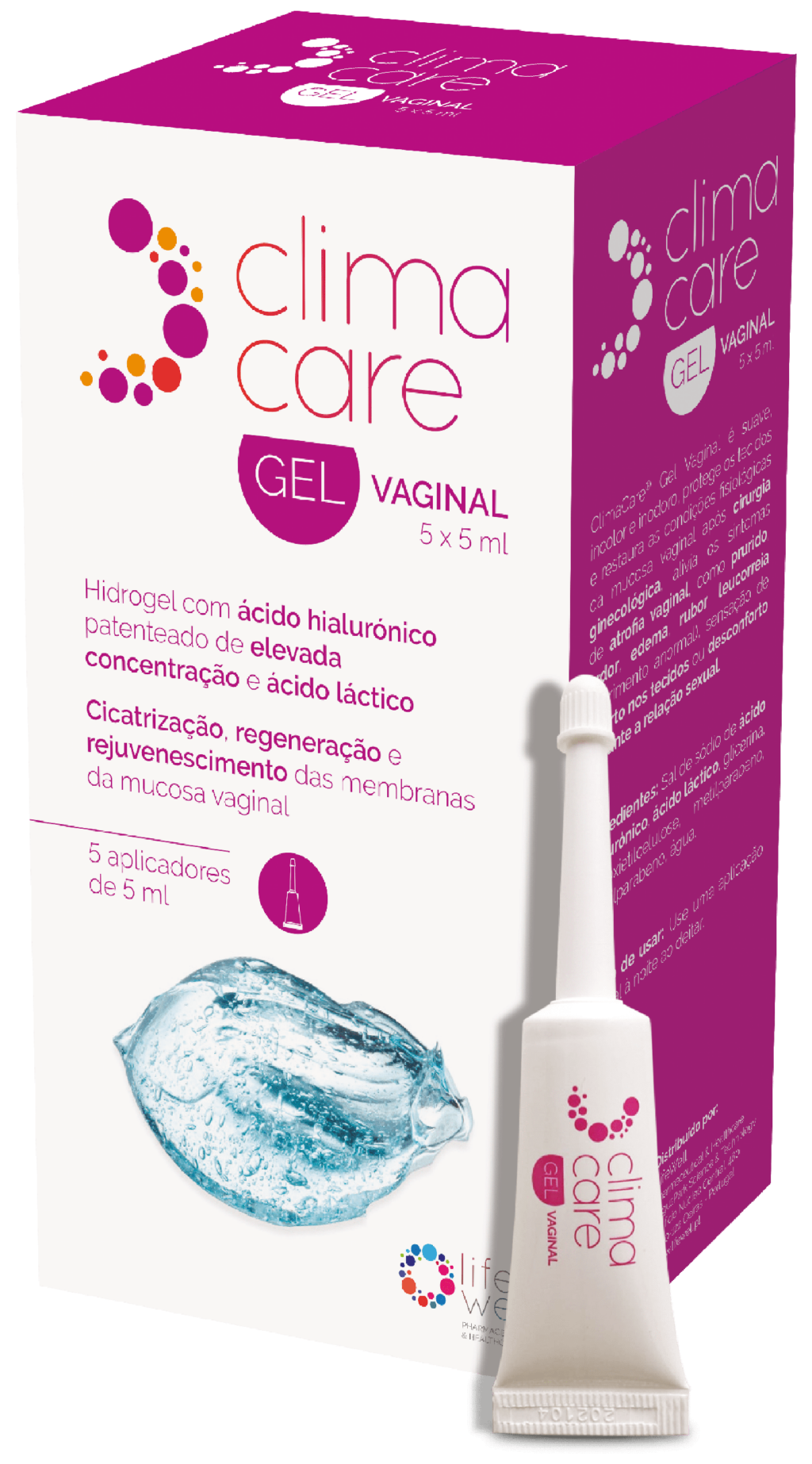 Embalagem ClimaCare Gel Vaginal