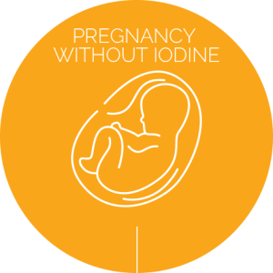 Pregnancy without iodine